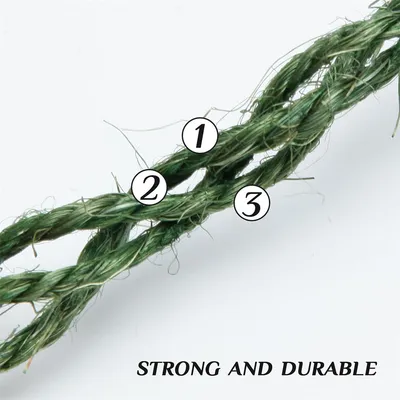 IntiMeg 6 mm, 10 m Corde en sisal pour griffoirs