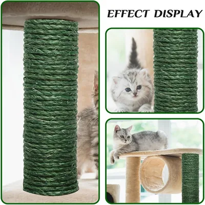 IntiMeg 6 mm, 10 m Corde en sisal pour griffoirs