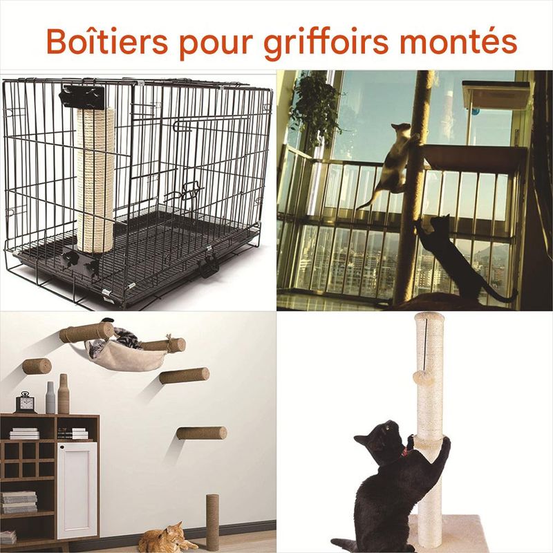 IntiMeg Lot de 3 Griffoir naturel M8