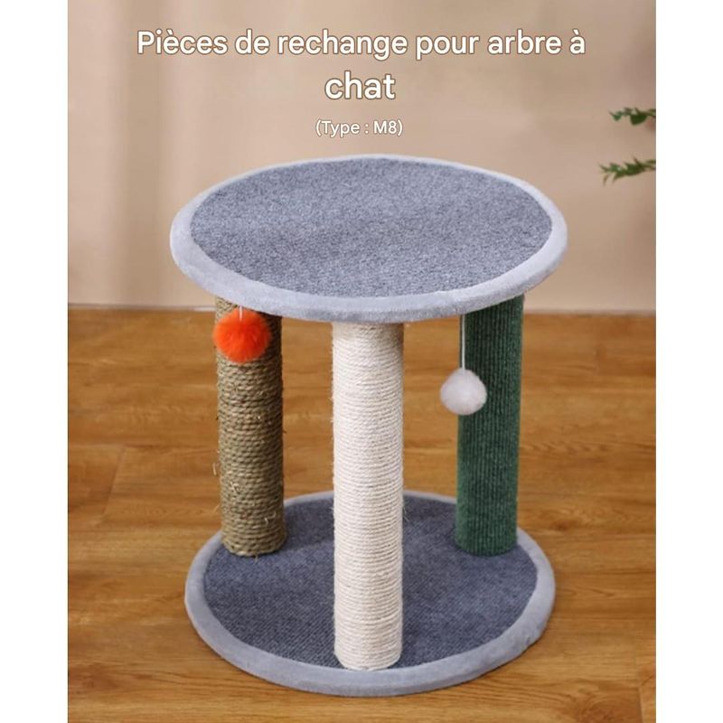 IntiMeg Lot de 3 Griffoir naturel M8