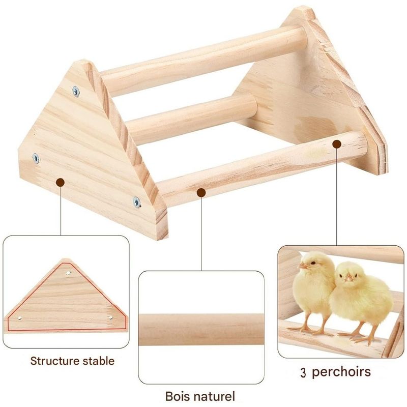 ZooVenture Perchoir pour perroquets et oiseaux