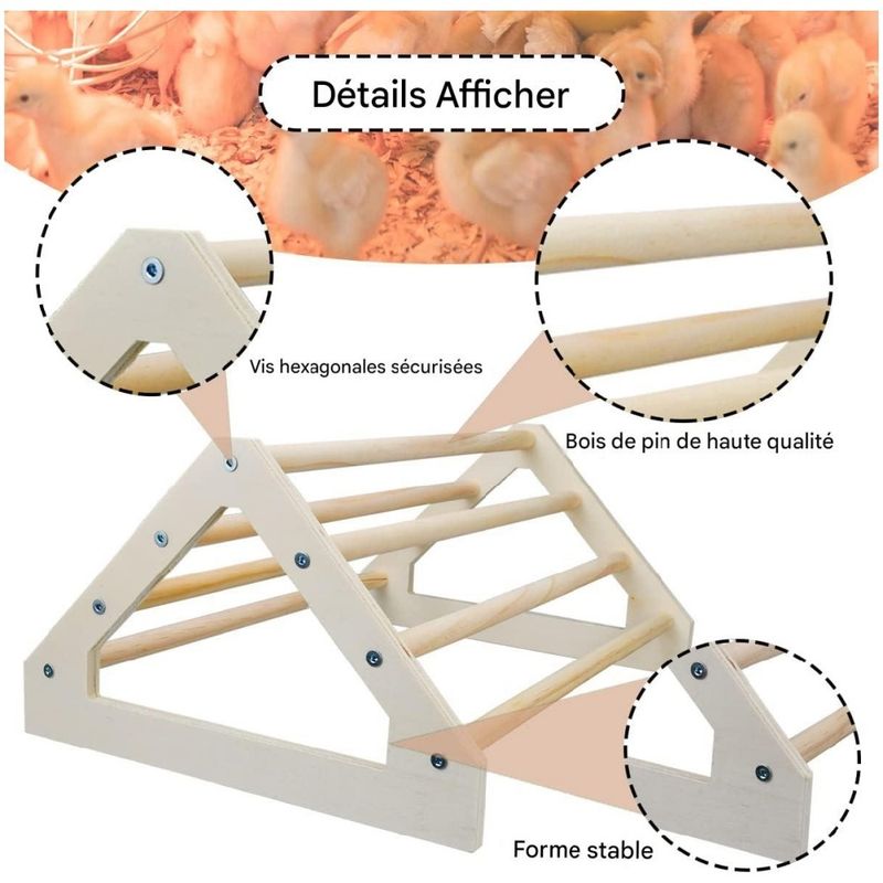 ZooVenture Perchoir pour perroquets et oiseaux