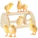 ZooVenture Perchoir en bois pour poules et poulailler