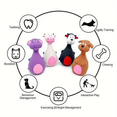 Jouets à mâcher couineurs pour chiens