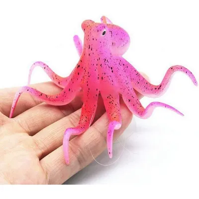 ZooVenture Octopus artificiel fluorescent ornement aquarium