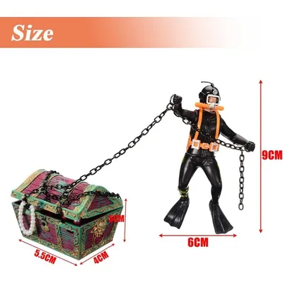 ZooVenture Schatztaucher-Aquarienornament