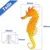 ZooVenture Ornement hippocampe artificiel pour aquarium