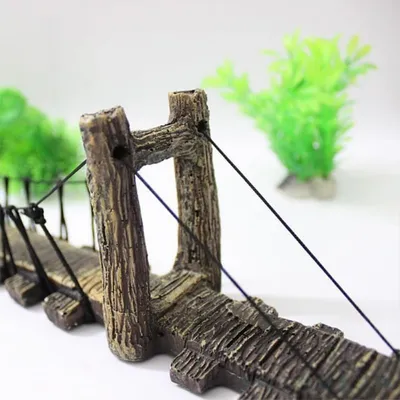 ZooVenture Pont décoratif pour aquarium poissons combattants