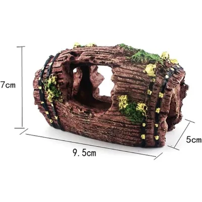 ZooVenture Décoration tronc d'arbre en résine aquarium