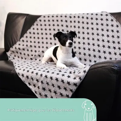 IntiMeg Manta para perro - Estampado de estrellas