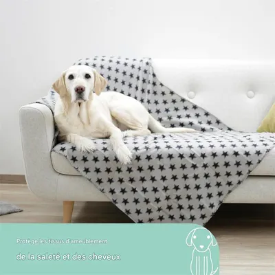 IntiMeg Couverture pour chien - Motif en étoile
