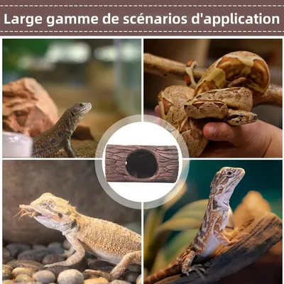 ZooVenture Bûche de cachette pour reptiles