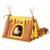 FurryFusion Nid de tente en bois pour petits animaux FurryFusion Nid de tente en bois pour petits animaux