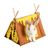 FurryFusion Nid de tente en bois pour petits animaux