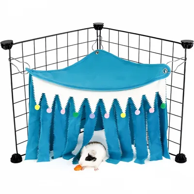 ZooVenture Cachette d'angle pour petits animaux de compagnie