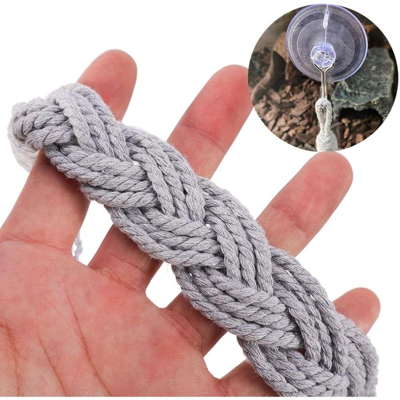 ZooVenture Échelle d'escalade en corde de jute pour reptiles