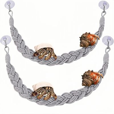 ZooVenture Échelle d'escalade en corde de jute pour reptiles