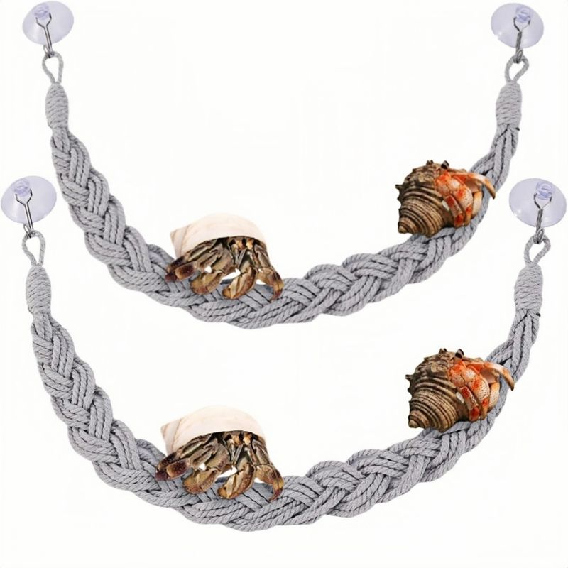 ZooVenture Échelle d'escalade en corde de jute pour reptiles