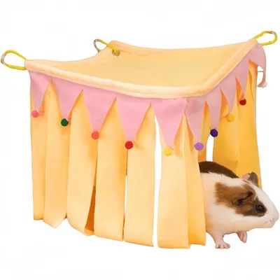 ZooVenture Cachette d'angle pour petits animaux de compagnie