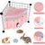 ZooVenture Cachette d'angle pour petits animaux de compagnie