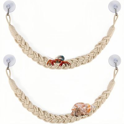 ZooVenture Échelle d'escalade en corde de jute pour reptiles