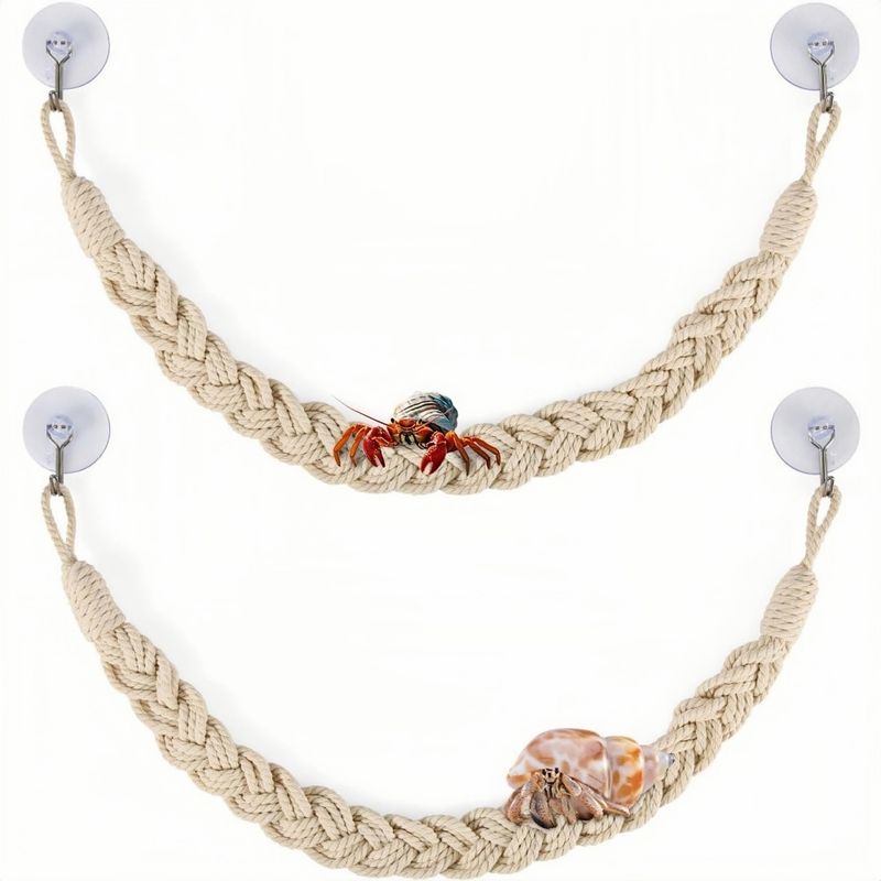 ZooVenture Échelle d'escalade en corde de jute pour reptiles
