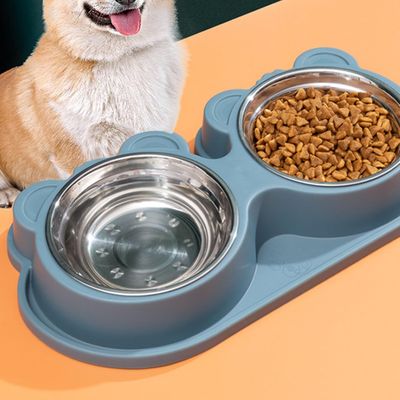 Gamelle à eau et nourriture pour chat