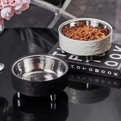 Cuencos elevados para comida para gatos