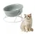 IntiMeg Bol en céramique pour chat et chien avec socle surélevé