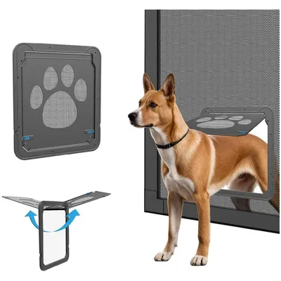 ZooVenture Porte chatière pour moustiquaire pour chiens ZooVenture Porte chatière pour moustiquaire pour chiens