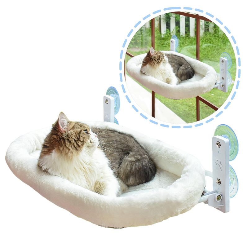 IntiMeg Havre pour chat sans corde pour fenêtre