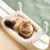 IntiMeg Hamac pour chat en peluche en forme de barre