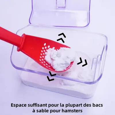 ZooVenture Lot de 2 pelles de bain en plastique pour petits animaux