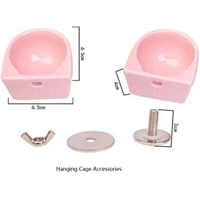 ZooVenture Assiettes en céramique pour petits animaux