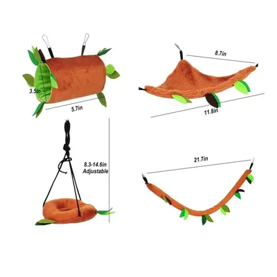 ZooVenture Lit suspendu pour petits animaux