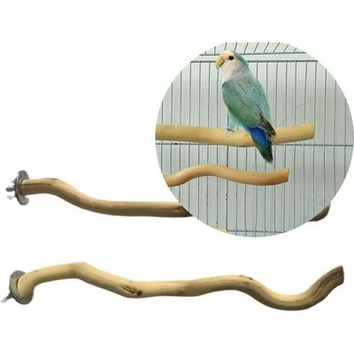 ZooVenture 5 Stück natürliche Vogelstangen aus Holz