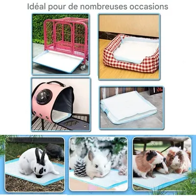 ZooVenture Manteles individuales con forma de conejo