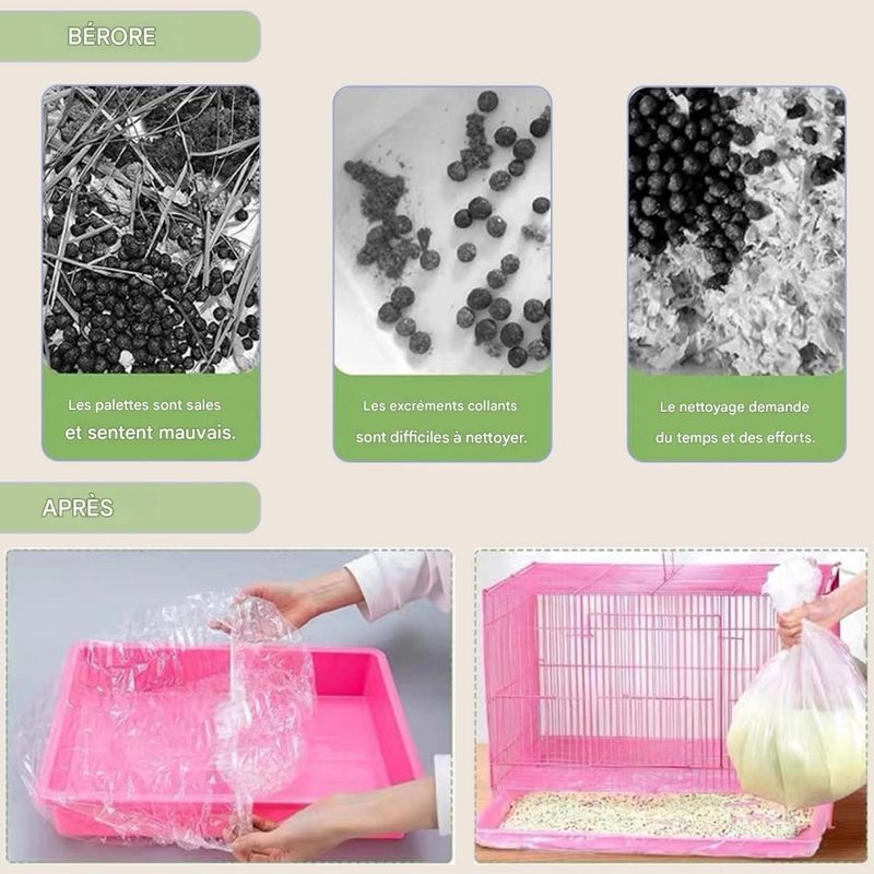 ZooVenture Sacs jetables pour petits animaux