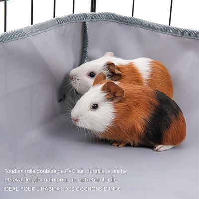 ZooVenture Tapis de sol pour cage de cochons d'Inde