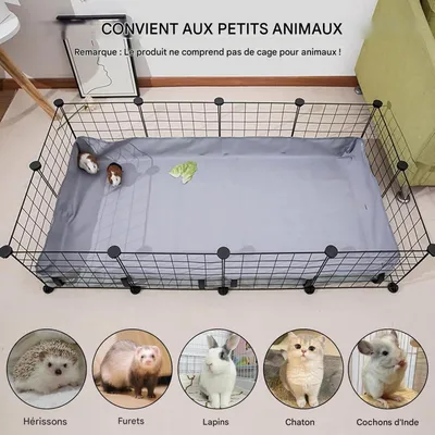 ZooVenture Tapis de sol pour cage de cochons d'Inde