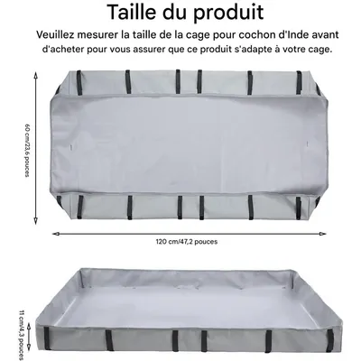ZooVenture Tapis de sol pour cage de cochons d'Inde