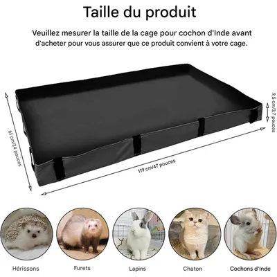 ZooVenture Tapis de sol pour cage de cochons d'Inde