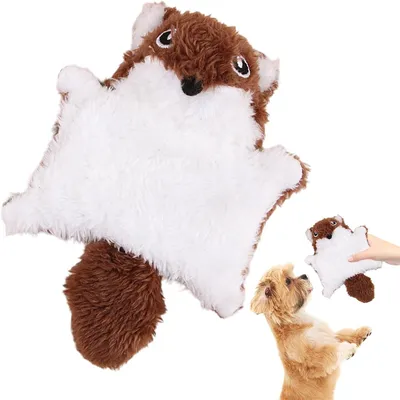 IntiMeg Jouet sonore en forme d'écureuil volant pour chat