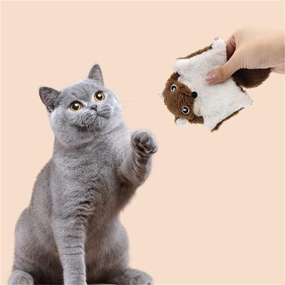 IntiMeg Jouet sonore en forme d'écureuil volant pour chat