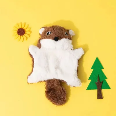 IntiMeg Jouet sonore en forme d'écureuil volant pour chat