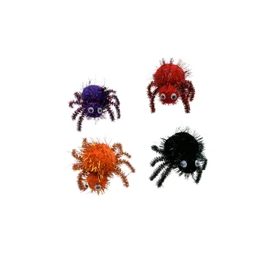 IntiMeg Jouet araignée d'Halloween pour chat