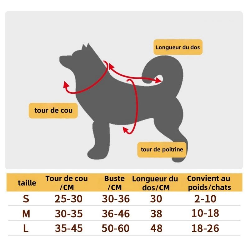 ZooVenture Costume de vampire pour chiens et chats