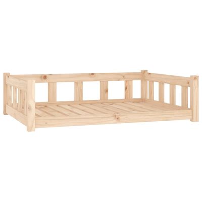 vidaXL lit pour chien Bois de pin