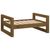 vidaXL lit pour chien Bois de pin