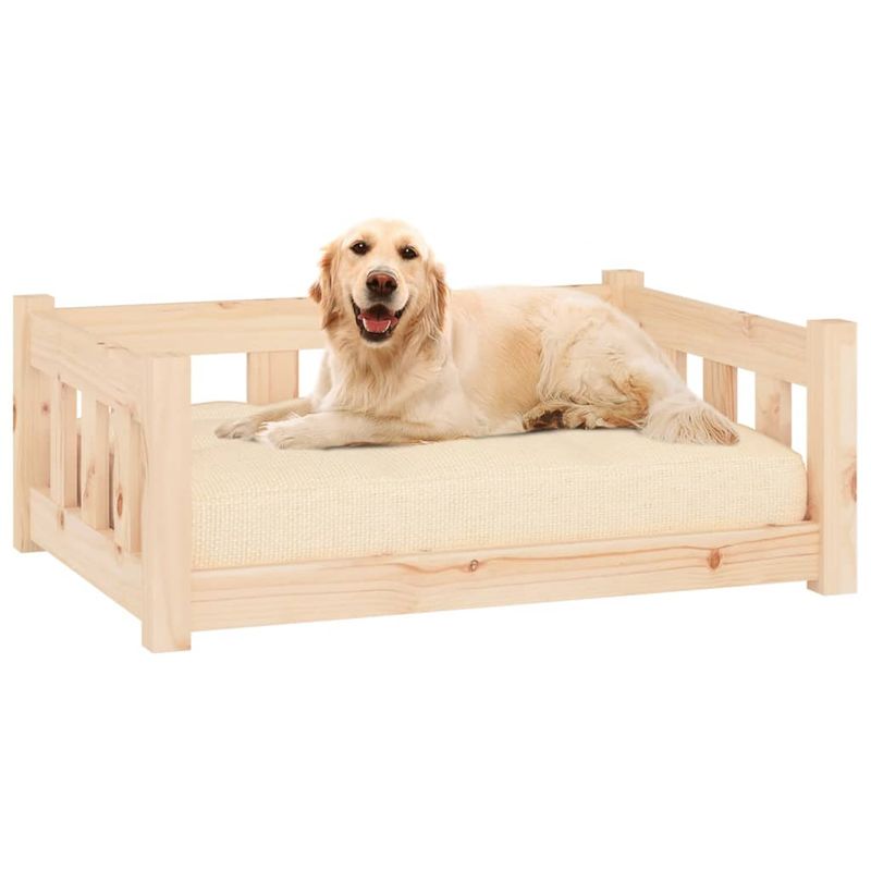 vidaXL lit pour chien Bois de pin